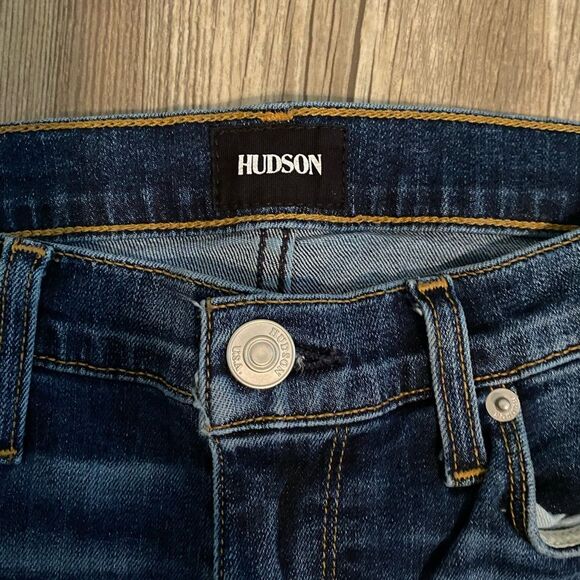 Hudson | Distressed Hem Skinny Denim | Size 28 - Picture 5 of 7